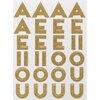 Gold Glitter Alphabet Stickers - Favors - 2