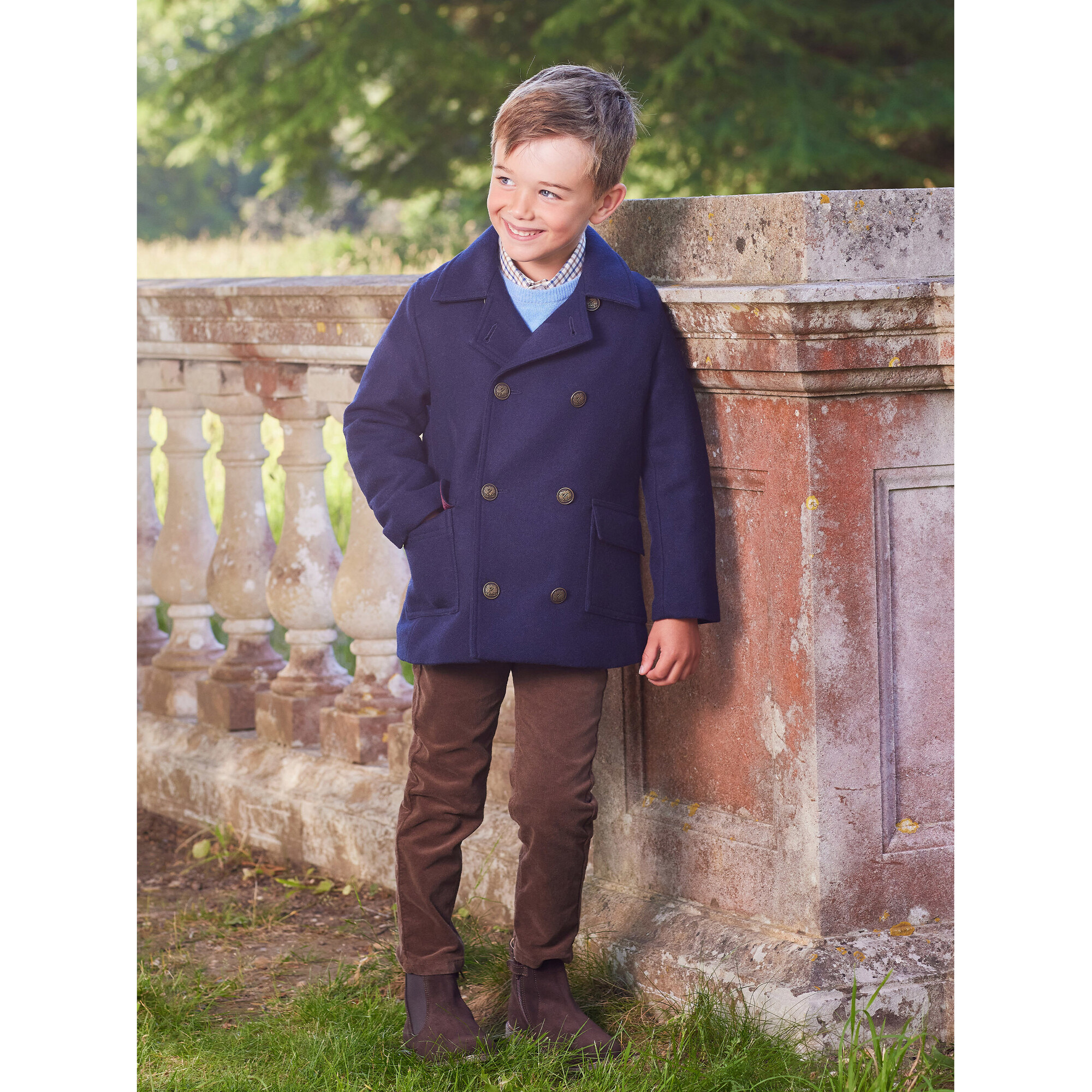 Childrens navy hotsell pea coat