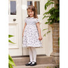 Arabella Rose Smocked Dress, Blue Rose Floral - Dresses - 2