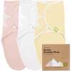 3-Pack Soothe Swaddle Wraps, Daffodil - Swaddles - 1 - thumbnail