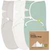 3-Pack Soothe Swaddle Wraps, Sage - Swaddles - 1 - thumbnail