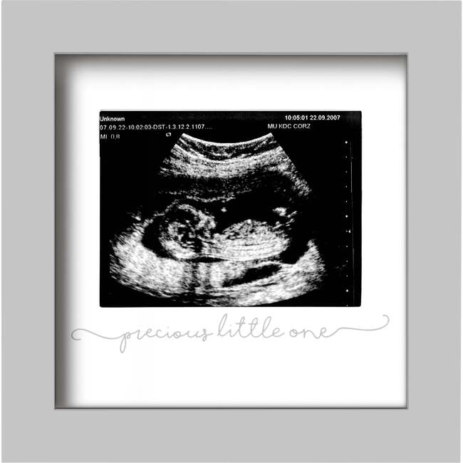 Baby Sonogram Frame, Cloud Grey