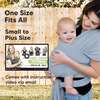 Baby Wrap Carrier, Dusty Blue - Slings - 4