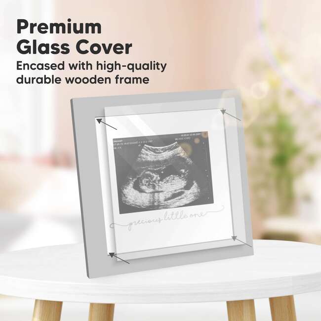 Baby Sonogram Frame, Cloud Gray - Frames - 3
