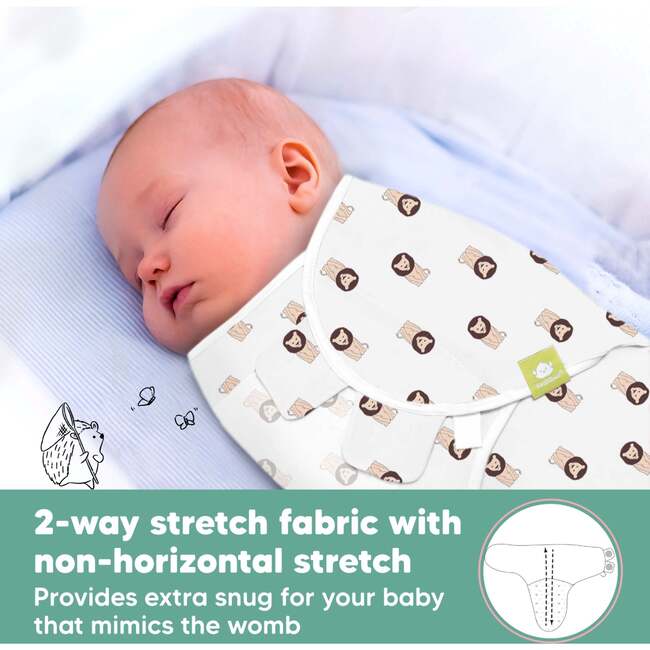 3-Pack Soothe Swaddle Wraps, The Wild 2 - Swaddles - 5