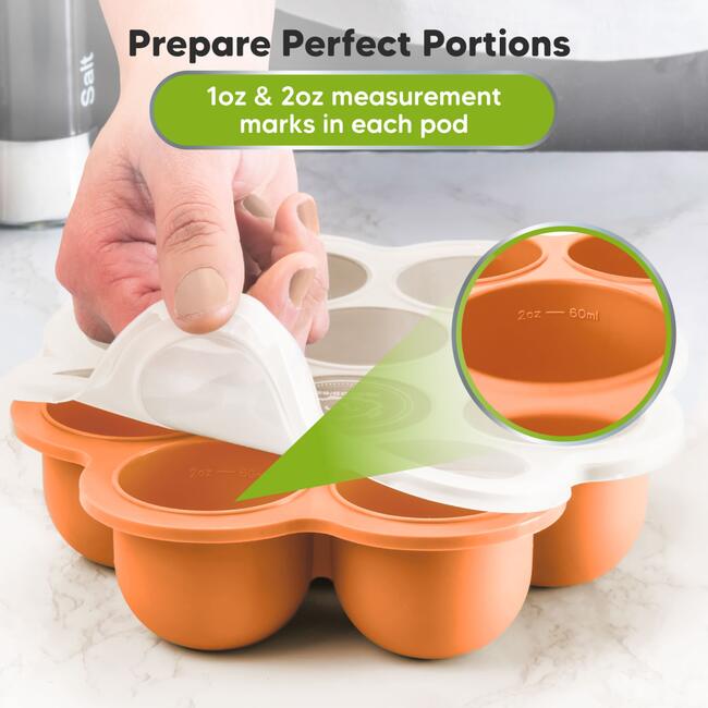 Prep Silicone Baby Food Tray, Maple - Tableware - 6