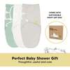 3-Pack Soothe Swaddle Wraps, Sage - Swaddles - 7