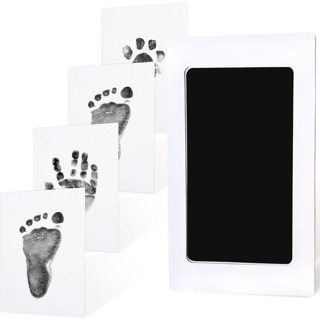 1-Pack Inkless Ink Pads for Baby Footprint & Paw Print Kit, Jet Black