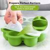 Prep Silicone Baby Food Tray, Kea Green - Tableware - 6 - thumbnail