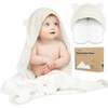 LUXE Organic Bamboo Hooded Towel, Rainbow - Bath Towels - 1 - thumbnail