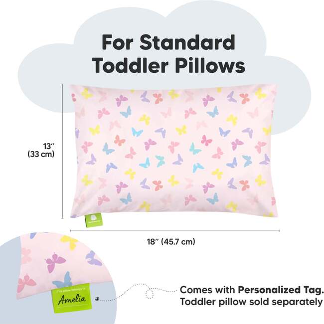 Printed Toddler Pillowcase 13X18", Flutter