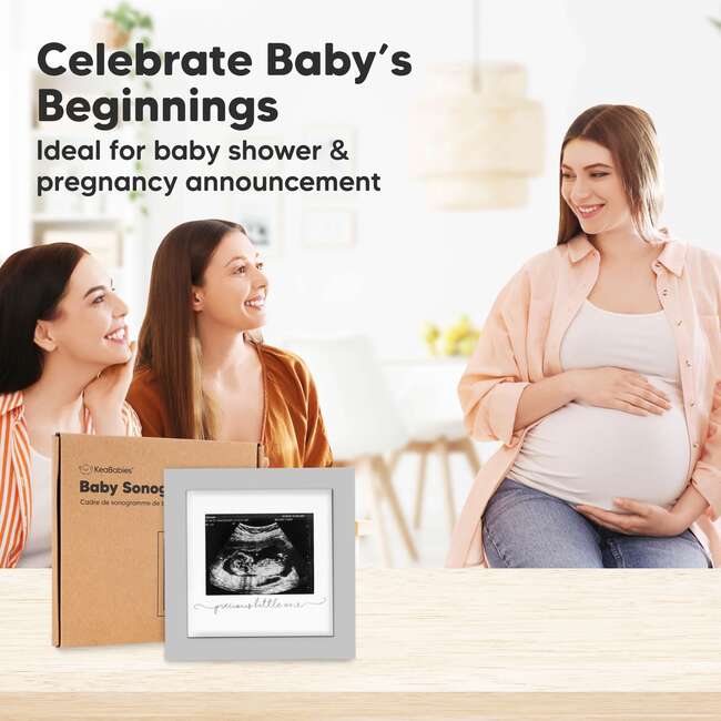 Baby Sonogram Frame, Cloud Gray - Frames - 6