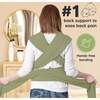 Baby Wrap Carrier, Dusty Olive - Carriers - 5