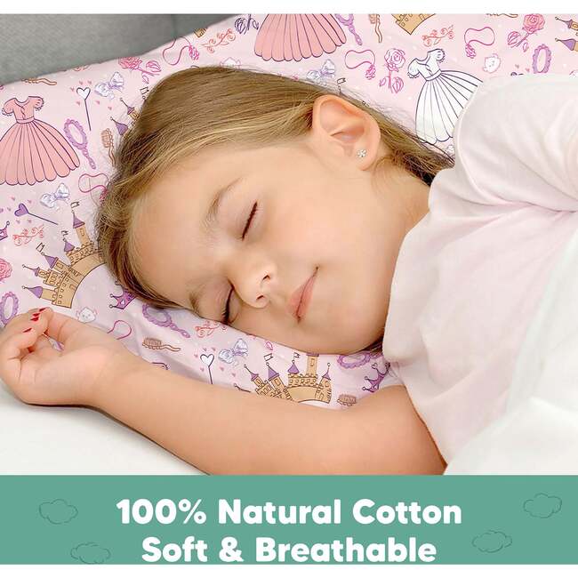 Printed Toddler Pillowcase 13X18", Dear Princess - Pillows - 3