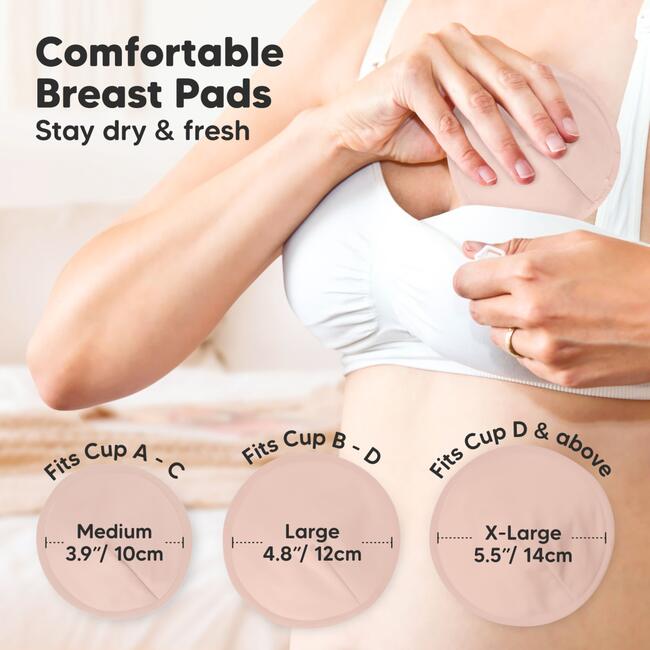 Women's Comfy Organic Nursing Pads, Neutrals - Nursing Covers - 3