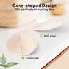 Women's Comfy Organic Nursing Pads, Bare Beige - Nursing Covers - 4 - thumbnail