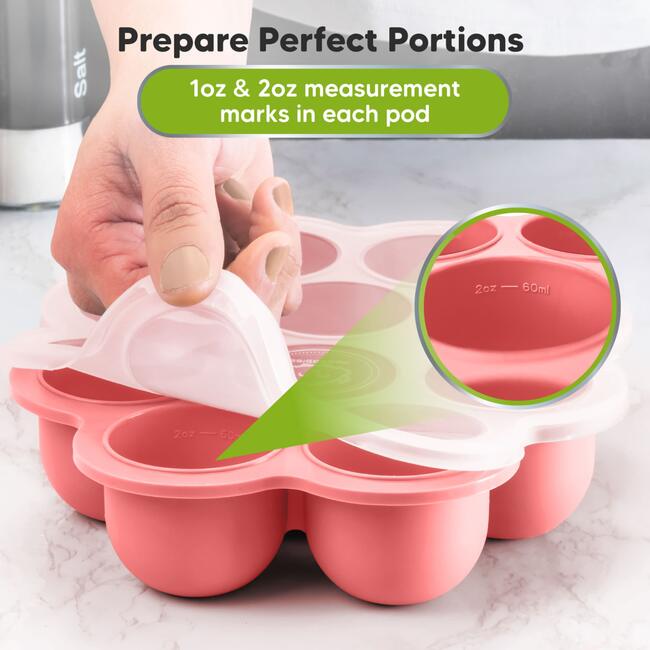 Prep Silicone Baby Food Tray, Blossom - Tableware - 6