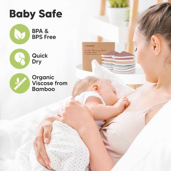 Women's Comfy Organic Nursing Pads, Lovelle - Nursing Covers - 5