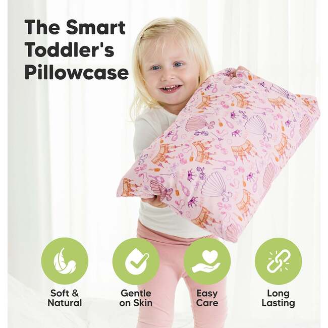 Printed Toddler Pillowcase 13X18", Dear Princess - Pillows - 6