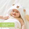 Bamboo Hooded Towel, Grizzly - Bath Towels - 7