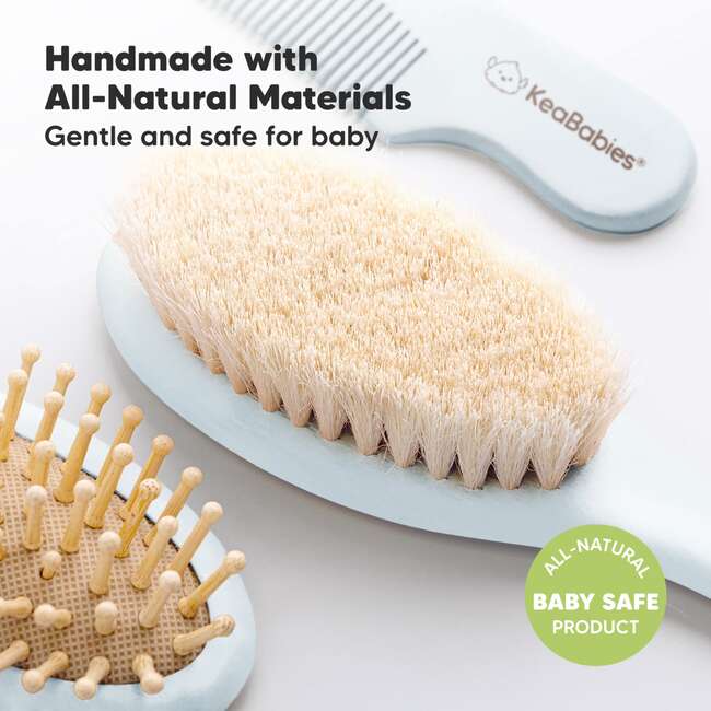 Baby Hair Brush and Comb Set, Frost - Hair Accessories - 4