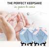 CHERISH Baby Handprint Keepsake Ornament, Sky Multi - Ornaments - 6