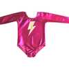 Super Hero Lightning Bolt Costume Set - Pink & Gold Long Sleeve - Costumes - 6 - thumbnail