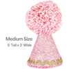 Glitter Fabric Birthdy Party Hat, Pink-Medium - Costumes - 5