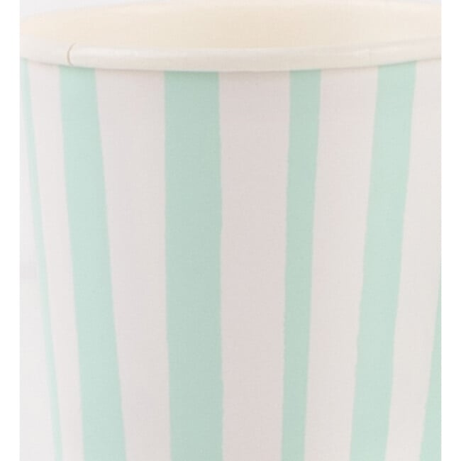 Mint Stripe Cups - Drinkware - 3