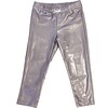 Lamé Legging, Silver - Leggings - 1 - thumbnail