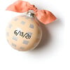 Welcome Baby Girl Gingham Glass Ornament - Ornaments - 4