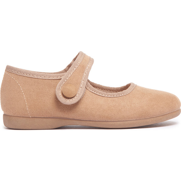Suede Spectator Mary Janes, Camel - Mary Janes - 1
