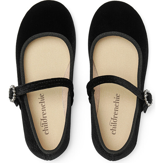 Holiday Velvet Mary Janes, Black - Mary Janes - 4