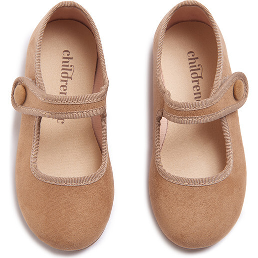 Suede Spectator Mary Janes, Camel - Mary Janes - 4