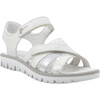 Open Toe Sandal, White - Sandals - 1 - thumbnail