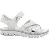 Open Toe Sandal, White - Sandals - 2
