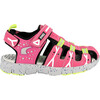 Closed Toe Sandal, Fuchsia - Sandals - 2