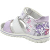 Closed Toe Sandal, Purple/Silver - Sandals - 3