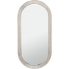 Shania Oval Silver Mirror, Silver - Mirrors - 1 - thumbnail