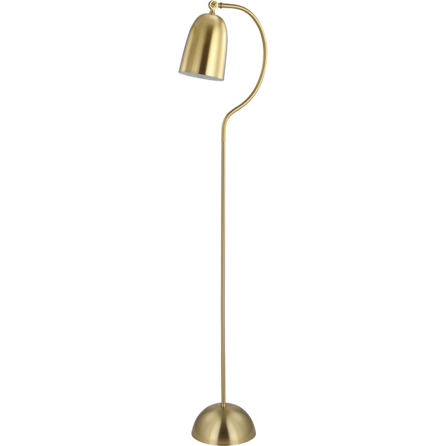 Zeid Floor Lamp, Metallic