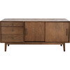 Tomas Mid-Century Media Stand, Brown - Storage - 1 - thumbnail