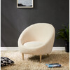 Razia Channel Tufted Tub Chair, White - Nursery Chairs - 2