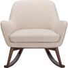 Mack Mid Century Rocking Chair, Beige - Nursery Chairs - 3