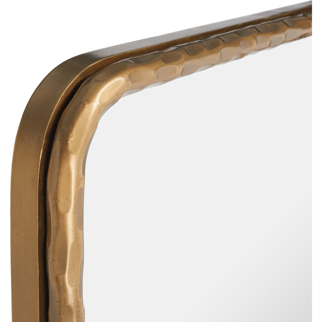Naomie Antique Brass Mirror, Metallic - Mirrors - 3