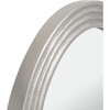 Shania Oval Silver Mirror, Silver - Mirrors - 3