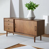 Tomas Mid-Century Media Stand, Brown - Storage - 2