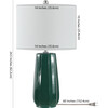 Yani Table Lamp, Green - Lighting - 3