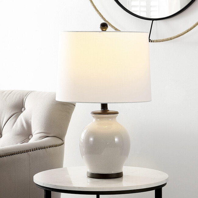 Orsla Table Lamp, White - Lighting - 2