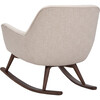 Mack Mid Century Rocking Chair, Beige - Nursery Chairs - 5