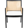 Malik Rattan Dining Chair, Black - Accent Seating - 3